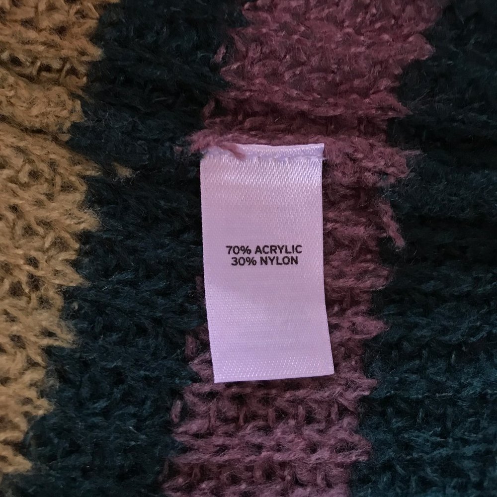 NWOT Rubbish Stripe Crop Sweater Nordstrom Brand - Picture 6 of 8